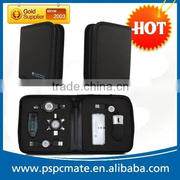 Wholesale Travel Kit for Laptops and Computers Cable+mouse+card Reader+USB Hub Travel USB Tool Kit photo-2