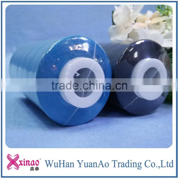 100% polyester sewing thread yarn black 40/2