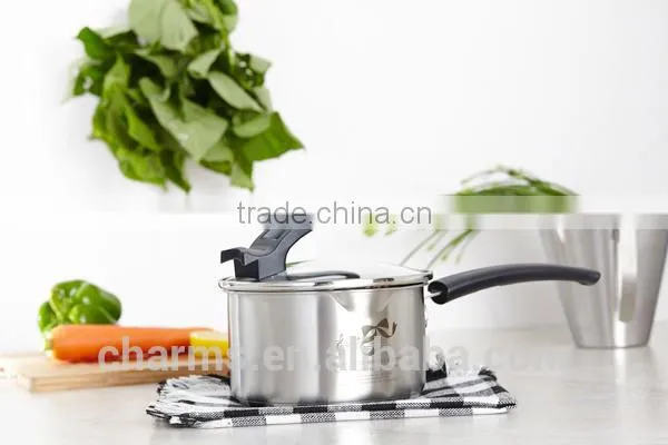 2016 Food Safe Stainless Steel Milk Pot With Standing Lid&Stainless Steel Casserole photo-6