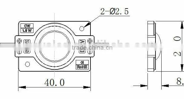 Led Modules 1.5W With Lens Injection Led Module for Signs Led Module 5050 Led Advertising Module 5 Years Warranty photo-5