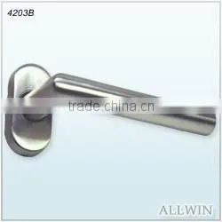 Door Round Knob With Oval Rose photo-5