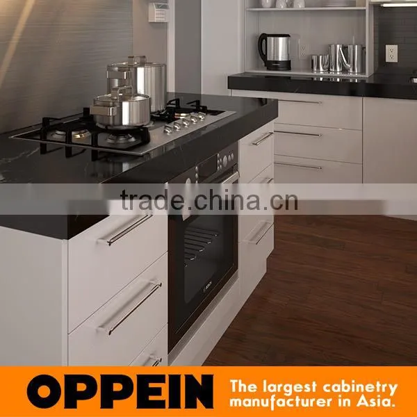 European Style Prefab Lacquer High Gloss Kitchen Cabinets photo-3