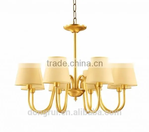 American Morden Style Classical Full Copper Lighting Chandelier For High Ceiling 3 Heads 291-3H photo-3