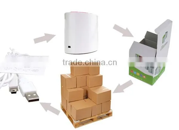 Gray and White and Cheap Mini Usb Humidifier photo-4