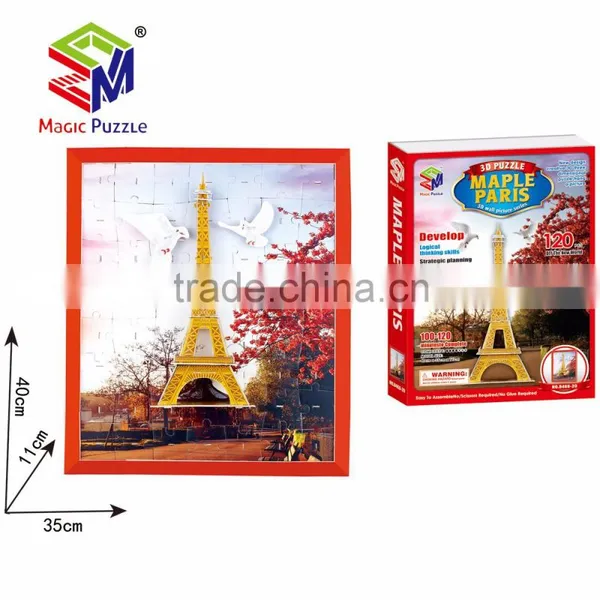 3D Dragon Boat Wall Decoration Puzzle Frame From China photo-2
