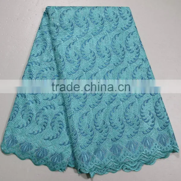 Best Quality Swiss Lace Big Heavy African Voile Lace for Family Party Dress photo-3