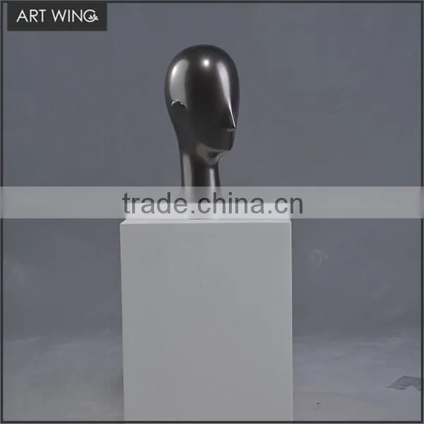 Black Male Egg Head Mannequins Hat Display for Sale photo-2