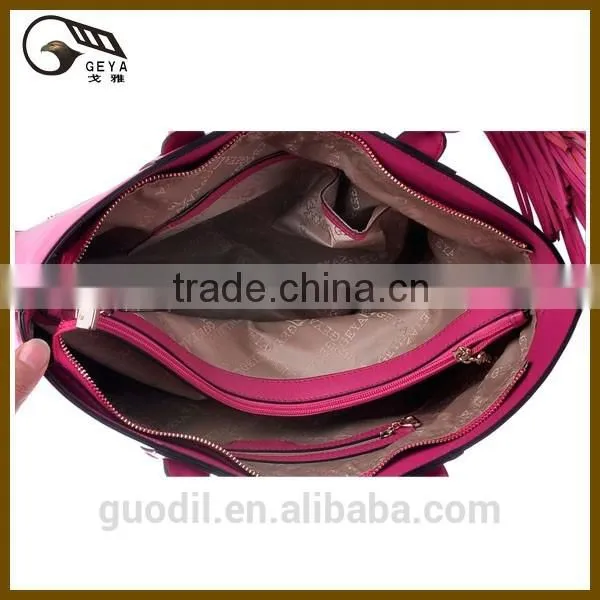 Ladies Fashion Genuine Leather Handbags Wholesale Made in China 2014 photo-4