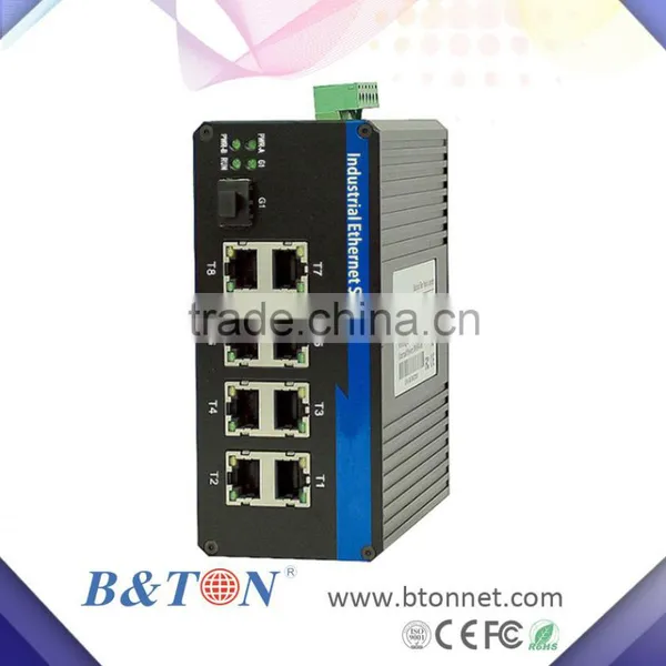 8-Port Gigabit Ethernet Switch With 8-Port PoE -SFP Managed Industry Switch photo-2