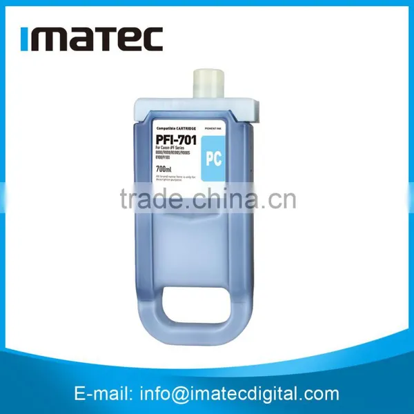 Top Replacement Solution Pigment IPF8000 Ink Cartridge PFI-701 700ML Plug and Play photo-3