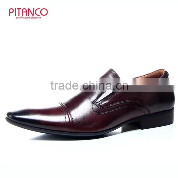 Point Toe Design Dress Men Leather Shoe ,Derby Shoes for Men