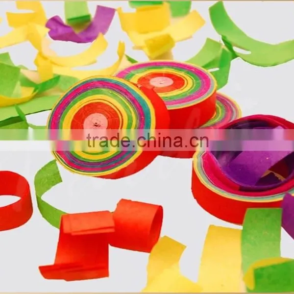 Party Frisbee Confetti Streamer/crepe Paper Frisbee Confetti Streamer Quality Choice photo-3