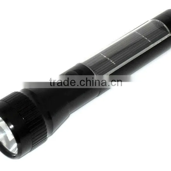 10LED Aluminum Alloy Flashlight Solar LED Flashlight