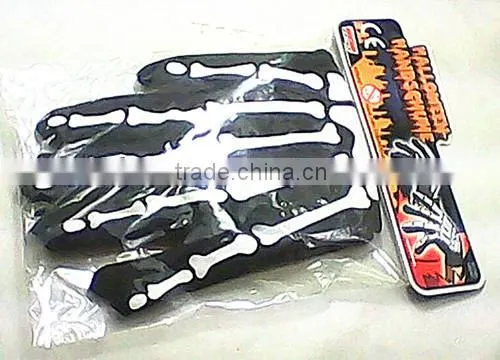 Party Decoration Skull Glove Wholesale Halloween Skull Glove