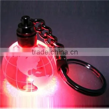 Crystal Golf Ball Promotional Key Rings for Sport Souvenirs With Keychain Led Light photo-3