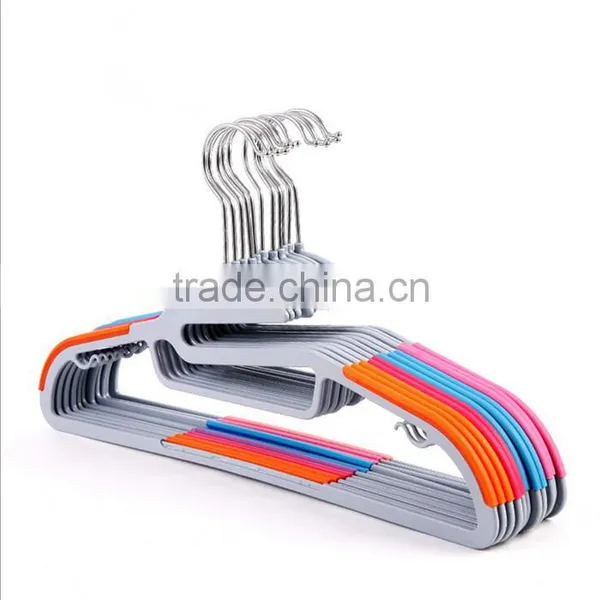 10 Pcs/lot New Brand Dry and Wet Double Usage Clothes Hanger Non-trace Anti-skid Clothes Rack Clothing Houses Laundry Rack photo-3