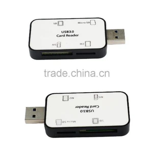 USB 3.0 SD,TF,Micro SD,MS,M2 All In One Card Reader Writer photo-5