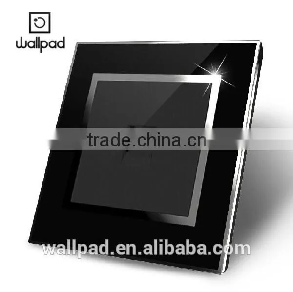 Hot Selling Wallpad Black Waterproof Acrylic Glass 110~250V EU UK Electric Telephone Socket Phone Socket RJ11 Quality Choice photo-4