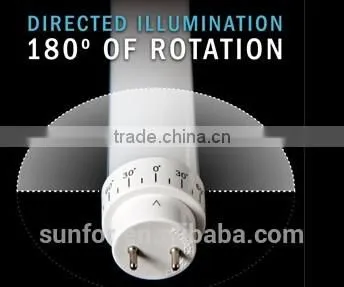 2016 t8 Tube Light 8W ROTABLE ALUMINUM ALLOY HIGH PERFORMANCE PROJECT t8 Led Xxxx Tube photo-3