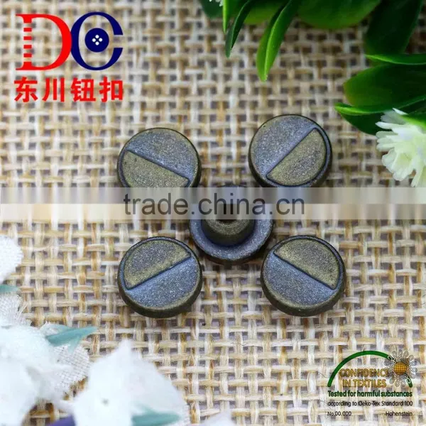 Plating Technics and Close-End Rivet Type leather rivet