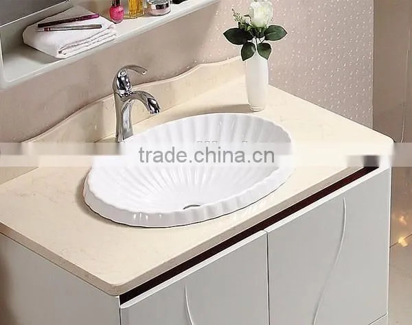 ROCH 8040 New Product Solid Wood Bathroom Cabinet Free Standing Bathroom Furniture photo-2