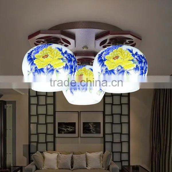 China Red Hollow Ceramic Celling Lights Designer Lighting photo-6