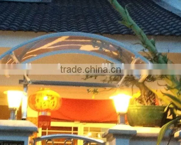 Elegant Shade Popular Design! Outdoor Polycarbonate Aluminium Door Awnings Lowes Size 1200x1600mm photo-4