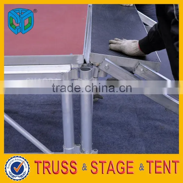 2015 Adjustable Compact Aluminum Portable Event Mobile Stage photo-2