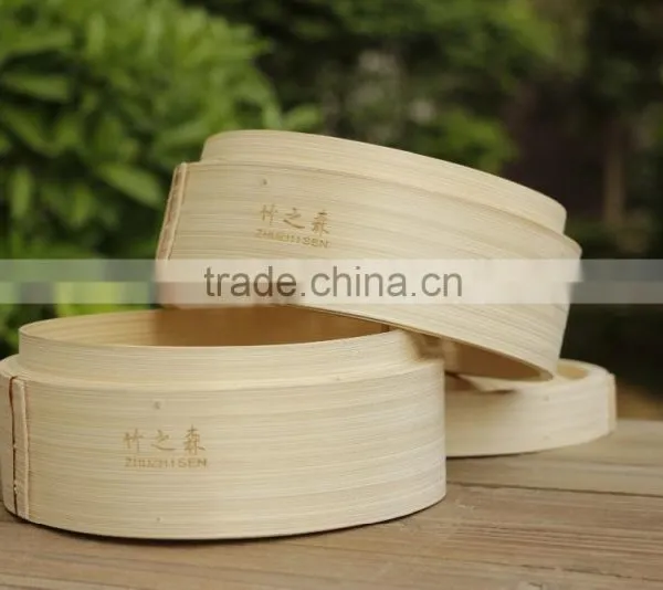 Traditional Round Bamboo Steamer for Cooking photo-4