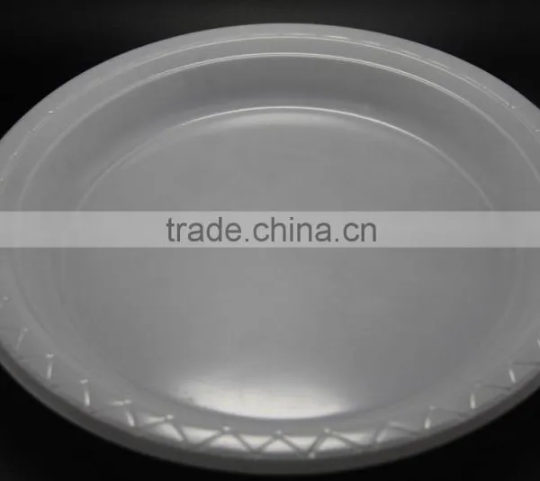 Hard Plastic PS 10 Inch Round Dinner Plate