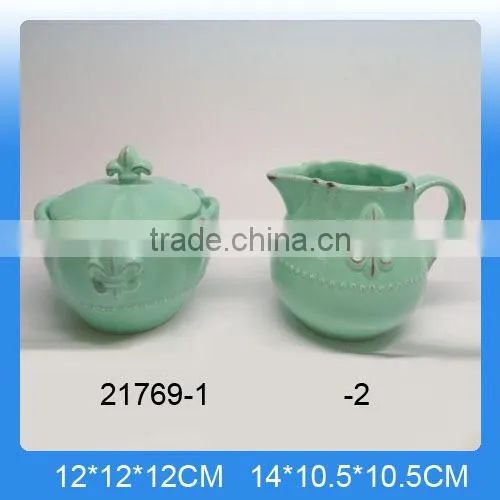 Custom Ceramic Antique Tea Kettle With Logo Painting photo-4