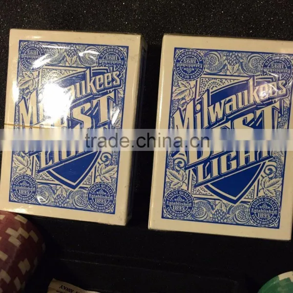Milwaukee's Best Light Collectible Quality New 300 Poker Chip Set photo-5
