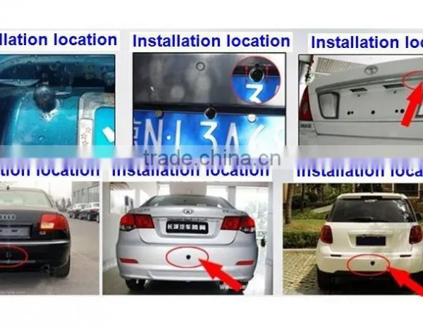 Parking Universal Reverse Cameras,black Waterproof Car Security Camera for Universal Cars photo-6