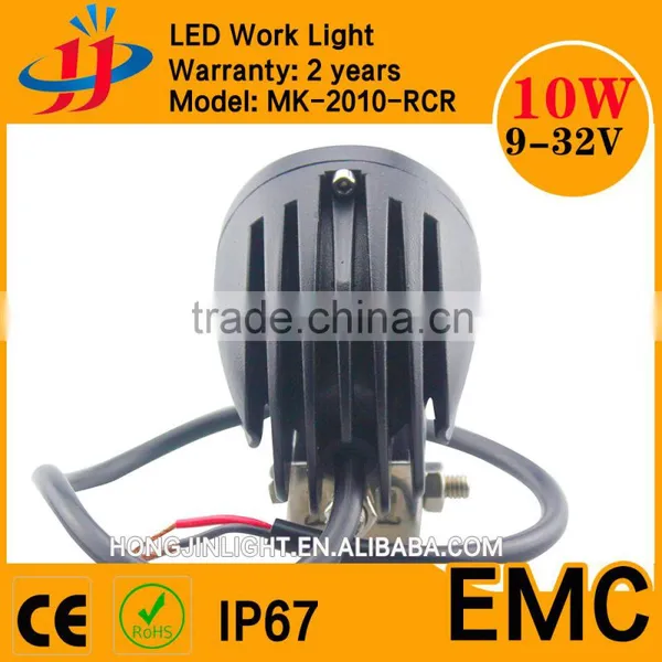 China Top Selling Manufacturer Super Bright Spot/flood Ip67 Led Headlight 12v Led Light Motorcycles 10w 2inch photo-5