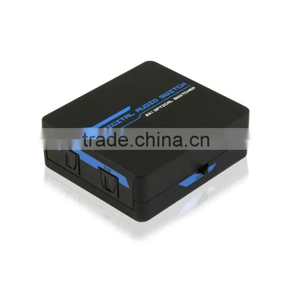 Toslink/Spdif Optical Audio Switcher 2 in 1 Out With IR Remote photo-2