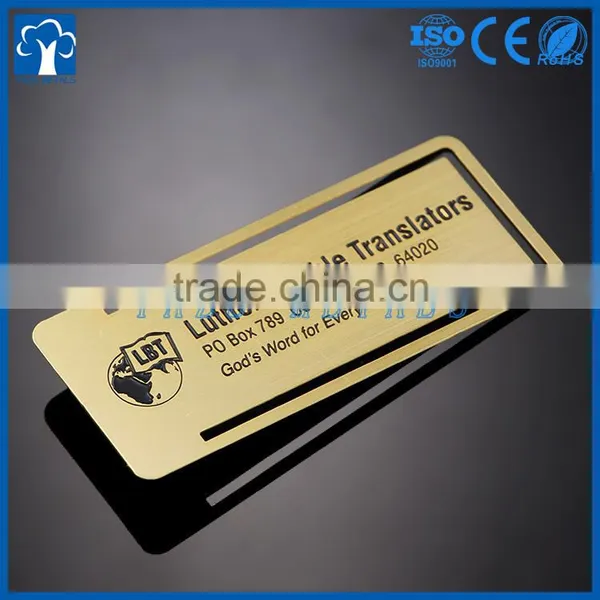 Custom Made Metal Bookmark photo-3