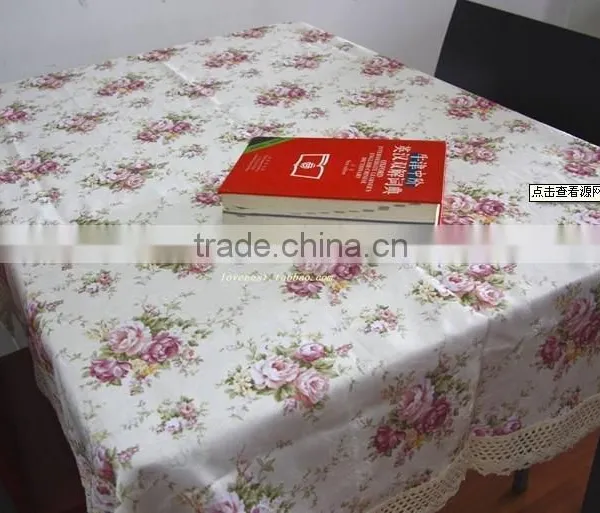 100% Polyester Table Cloth Used for Home, Hotel, Restaurant