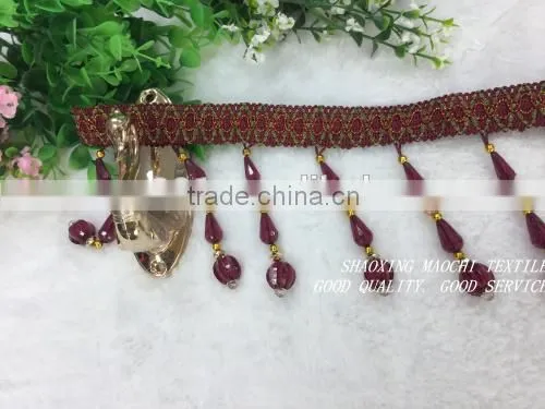 2015 New Design 13cm Long Crystal Curtain Lace, Shining Crystal, Accessories photo-5