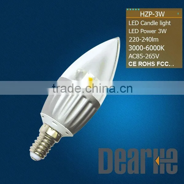Good price candle led light e14,Mini led candle,3w led candle light