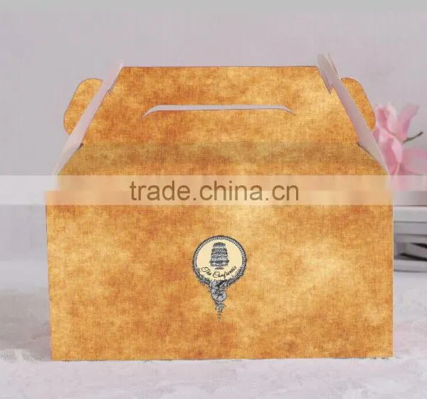 Custom Wholesale Vintage Cake Paper Box High Quality Small Packaging Box photo-2