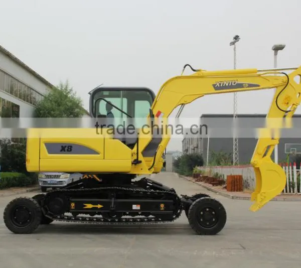 Small Excavator Used Walking Excavator 8ton Wheel Crawler Excavator photo-5