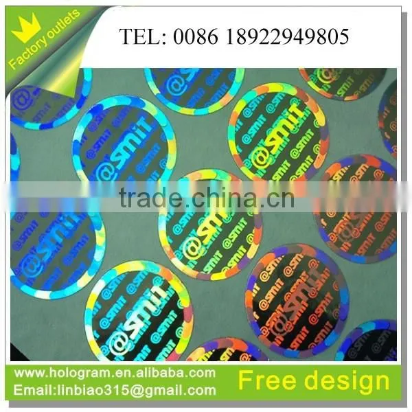 Factory Supply Custom Hologram Security One Time Use Sticker photo-3