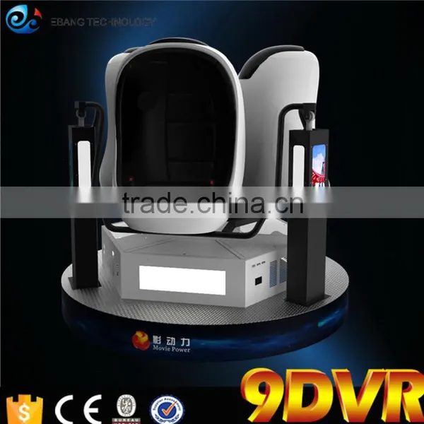 3 Dof Electric 9d Vr Mini Cinema With Dynamic Motion Egg Seat photo-2