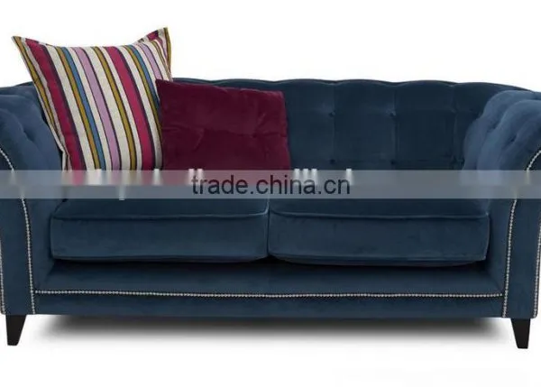 Living Room Blue Antique Sofa photo-3