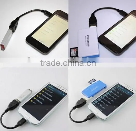 Micro USB 2.0 A Female to B Male Converter OTG Adapter Cable / OTg Data Transfer / OTG Data Cable photo-6