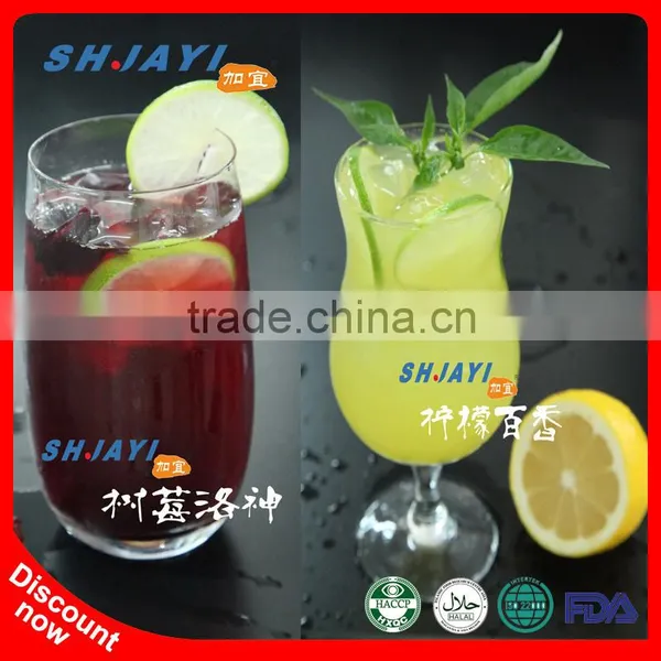 Popular Drinks Menu Recipe Formulation For Blue Curacao Lemon Passion Fruit Juice photo-3