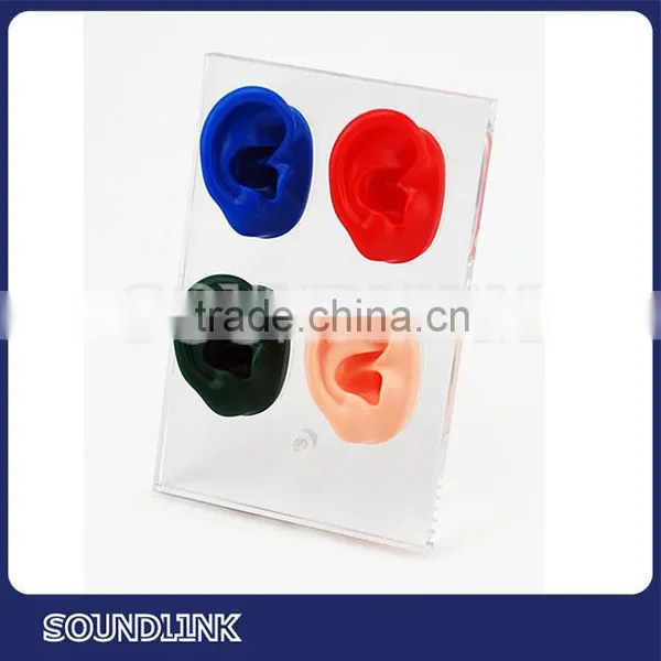 Colorful Silicon Ears for Rechargeable Mini Hearing Aid Displaying photo-4