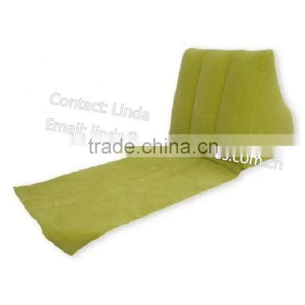 Flocking Wicked Wedge Inflatable Back Pillow Cushion Chair Sun Lounger photo-4
