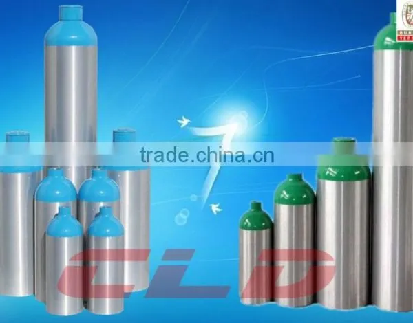 High Pressure Aluminum Alloy Oxygengas Cylinder Air Cylinder photo-2