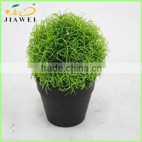 Cheap Artificial Decorative Grass Plant Ball Bonsai Wholesale